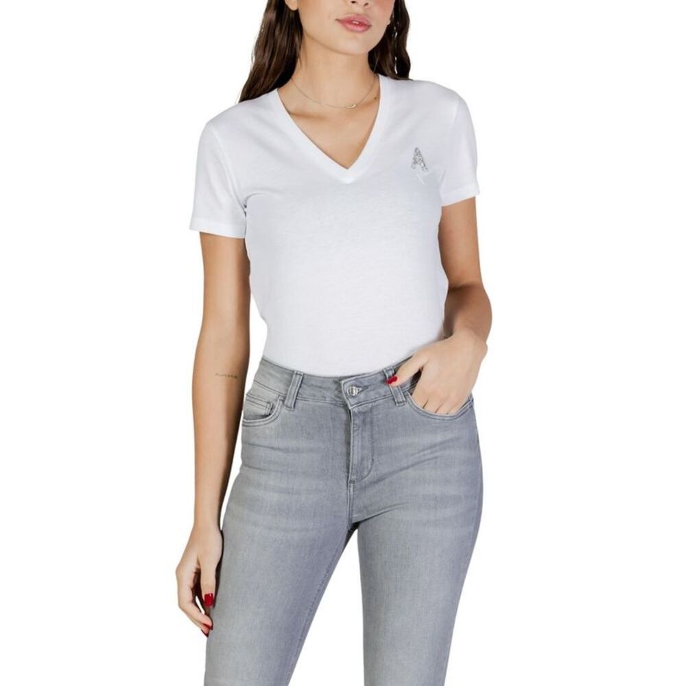 Armani Exchange White Cotton Women's T-Shirt